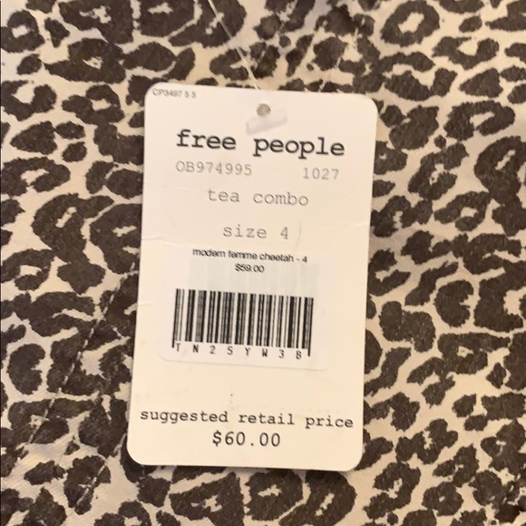Free People - modern femme cheetah skirt - size 4 - Picture 5 of 5